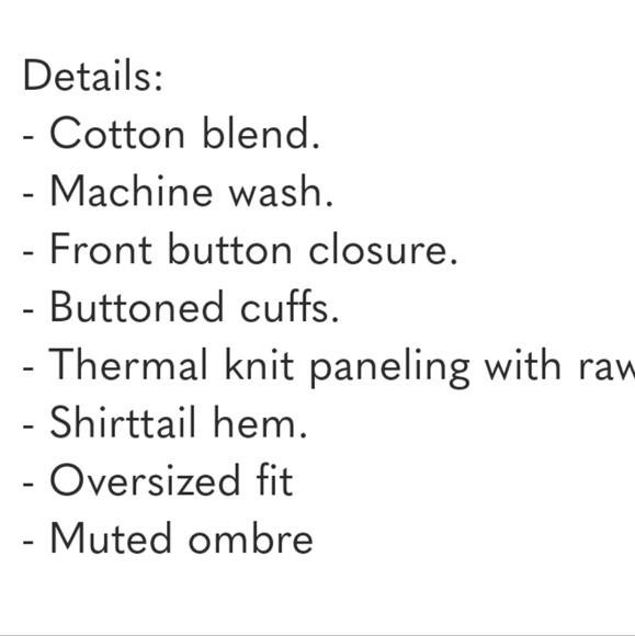 Free People We The Free Cool & Clean Button Down - Picture 5 of 5